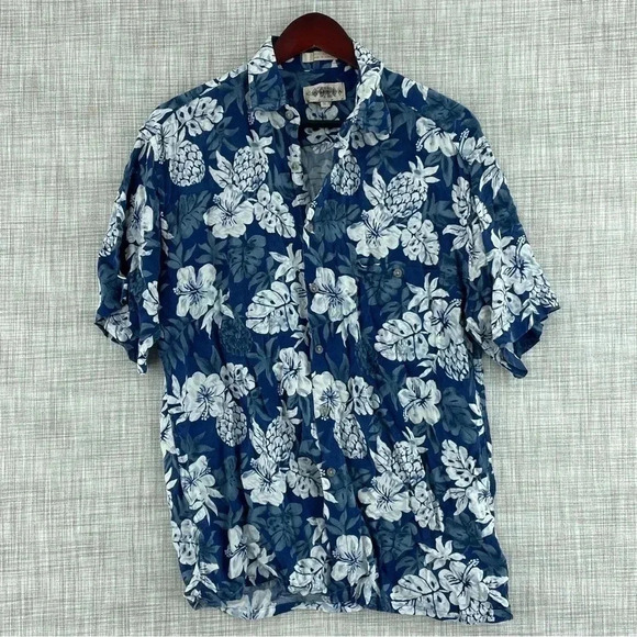 Campia Moda Mens Size M short sleeve button down hawaiian shirt 2001 - Picture 1 of 7